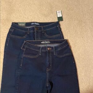 Wild Fable Bundle 2 High‎ Rise Blue Jeans Classic Style